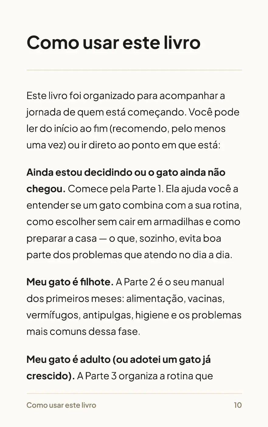 Página 10: Como usar este livro